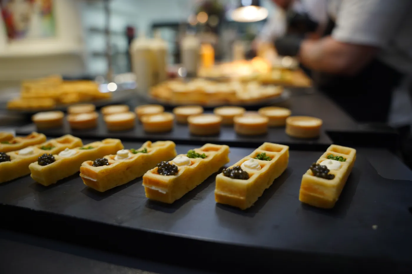 Fingerfood mit Kaviar von Brot's Manufaktur